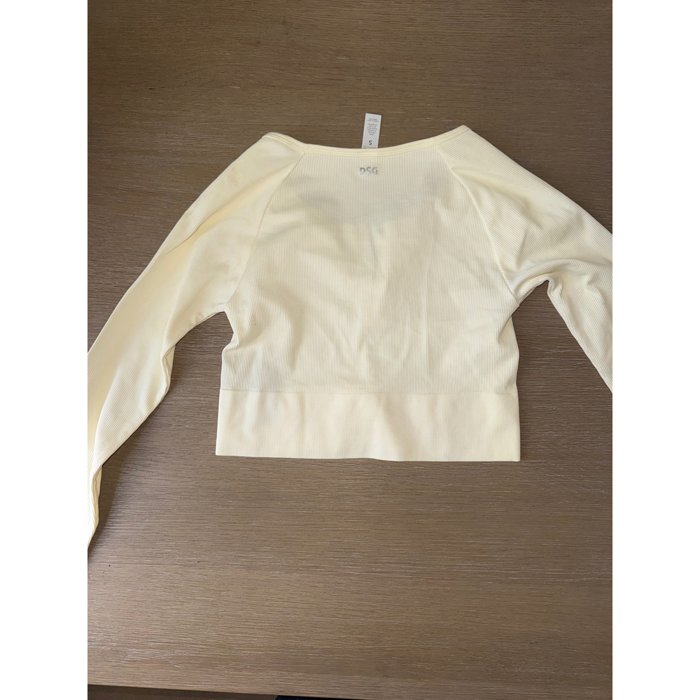 Dsg, User: Mtinsta101@gmail.com DSG Women Cream Longsleeve Top Size S - Picture 2 of 3